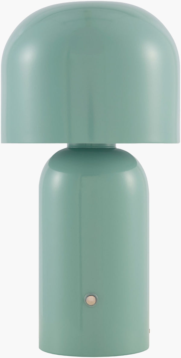 Livabliss Umbra Cordless Accent Lamp with Hand-painted Metal Base and Felt Shade for Any Room UMR-023
