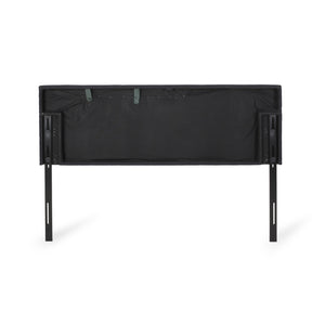 English Elm Christopher Knight Home® - King Linen Upholstered Headboard with Tufted Waffle Stitch, Piped Edges & Adjustable Height, 81" Black 66869.00BLK