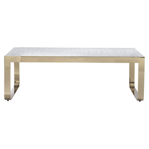 Bernhardt Bernhardt Capiz Shell Aster Cocktail Table With Brass-Plated Base, 52" Rectangular Luxe Accent 321021