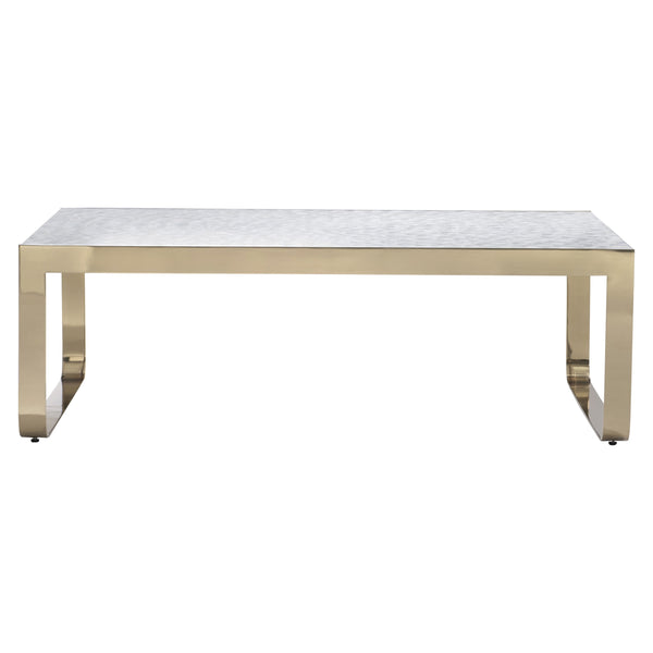 Bernhardt Bernhardt Capiz Shell Aster Cocktail Table With Brass-Plated Base, 52" Rectangular Luxe Accent 321021