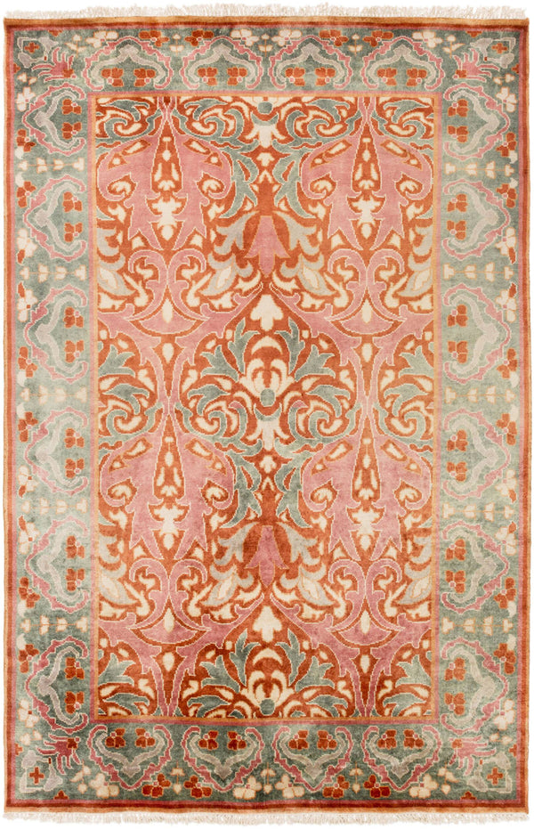 Surya Uncharted Hand-knotted Wool Rug 2'6" X 8' – Elegant, Durable Design For Timeless Home Décor Enhancements Rust Wool Und2006-58
