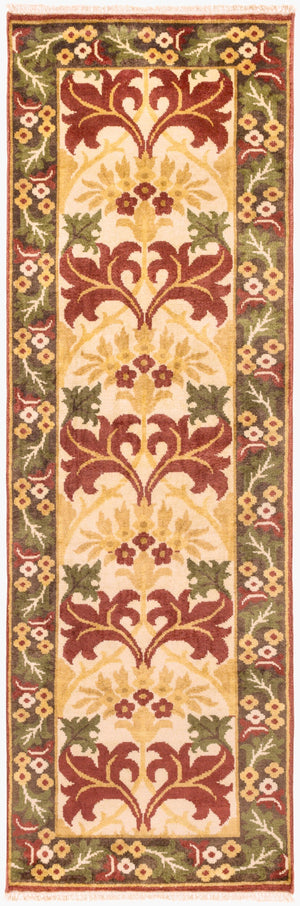Surya Uncharted Hand-knotted Wool Rug 2'6" X 8' – Elegant, Durable Design For Timeless Home Décor Enhancements Light Beige Wool Und2007-268