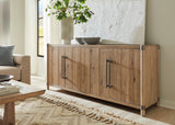 Vineyard Row Entertainment Credenza Light Wood 6952-55478-80 Hooker Furniture