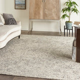 Nourison Vail VAI05 Handmade Tufted No Border Indoor Only Modern  Rug Beige Grey, Beige Grey 100% Wool 99446794888