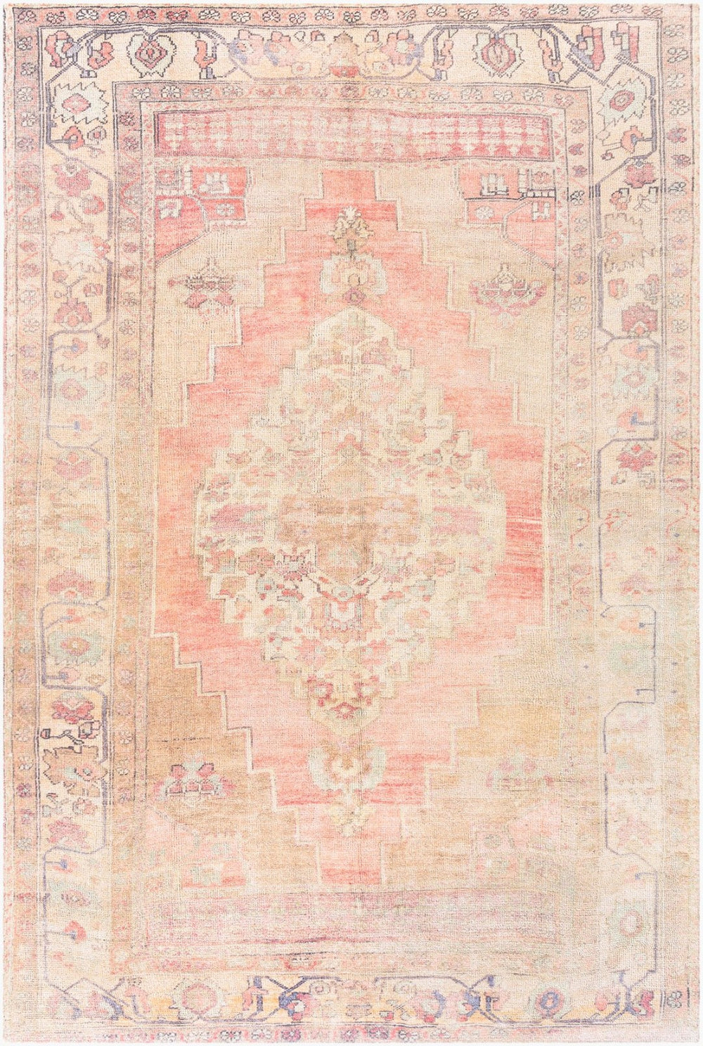 Livabliss Unique Hand Tufted Polyester Accent Rug Plush Traditional Style for Entryway or Bath Beige, Denim 2'6" x 4' UNQ2301-264
