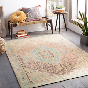 Livabliss Unique Hand Tufted Polyester Area Rug Traditional Design for Entryways and Bedside Spaces Dusty Pink, Whe 7'6" x 9'6" UNQ2305-7696