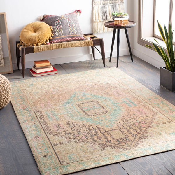 Livabliss Unique Hand Tufted Polyester Area Rug Traditional Design for Entryways and Bedside Spaces Dusty Pink, Whe 7'6" x 9'6" UNQ2305-7696