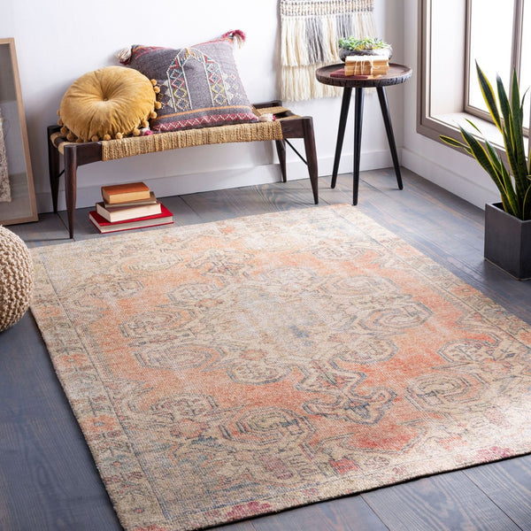 Livabliss Unique Hand Tufted Polyester Accent Rug Traditional Style for Entryway or Bedside Camel, Peach 2' x 3' UNQ2307-23