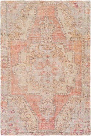 Surya Unique Unq-2310 2'6" X 4' Hand Tufted Rug – Timeless Elegance, Soft Comfort, And Durable Design Orange Polyester Unq2314-86116