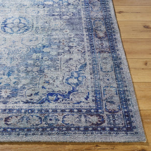 Livabliss Unique Hand Tufted Artisan Accent Rug Low Pile Polyester Transitional Entryway Decor Cobalt, Slate 2' x 3' UNQ2318-23