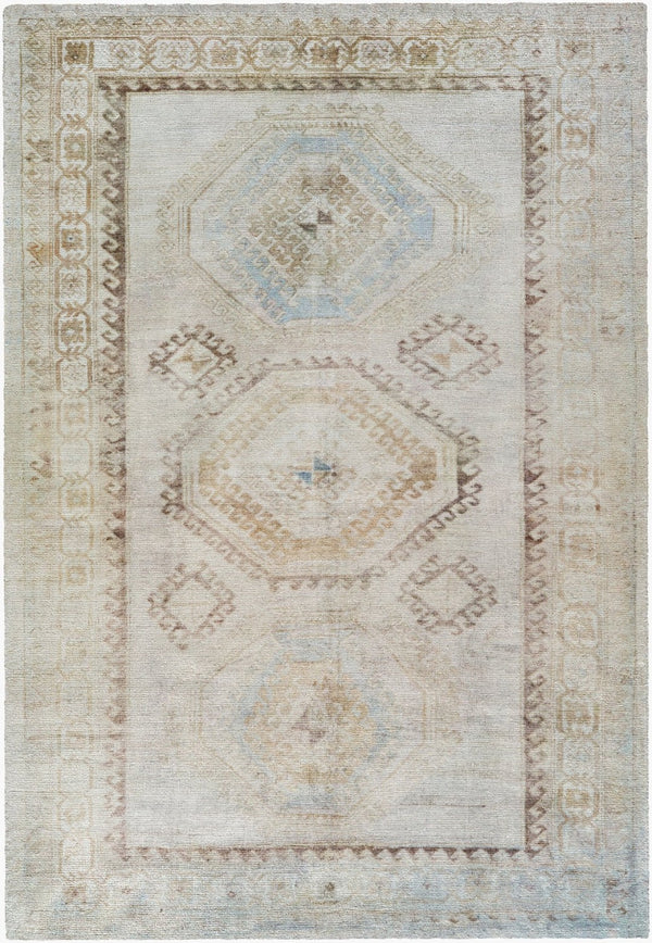 Livabliss Unique Hand Tufted Polyester Accent Rug Artisan Cottage Style for Entryways Small Spaces Ivory, Sandston 2' x 3' UNQ2319-23