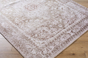 Livabliss Unique Hand Tufted Polyester Accent Rug Country Cottage Style for Entryway or Bathroom Taupe, Ivory 2'6" x 8' UNQ2320-268