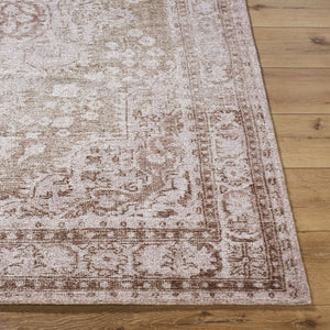 Livabliss Unique Hand Tufted Polyester Accent Rug Country Cottage Style for Entryway or Bathroom Taupe, Ivory 2'6" x 8' UNQ2320-268