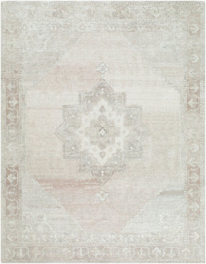 Livabliss Unique Hand Tufted Polyester Area Rug Traditional Motifs Modern Palette Entryway Accent Pale Rose, Sof 2' x 3' UNQ2324-23