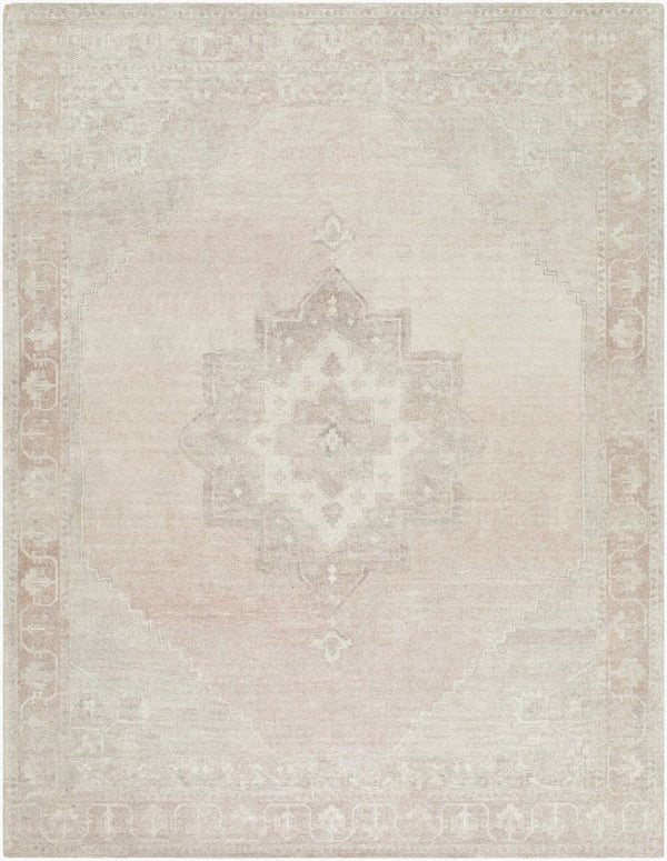 Livabliss Unique Hand Tufted Polyester Accent Rug Traditional Motifs Modern Entryway Decor Blush, Ivory 7'6" x 9'6" UNQ2325-7696
