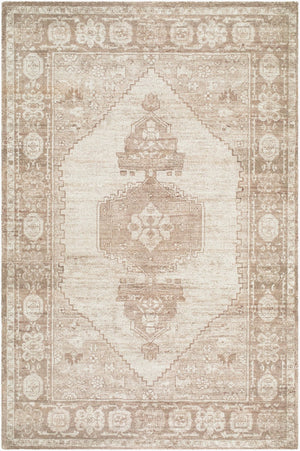 Livabliss Unique Hand Tufted Polyester Accent Rug with Traditional Pattern for Entryway or Bedroom Beige, Taupe 5' x 7'6" UNQ2327-576