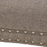 Christopher Knight Home® - Noble House - Rosalynn Tufted Fabric Ottoman/Bench