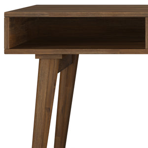 English Elm Clarkson Desk - Handcrafted Rustic Acacia With Mid-Century Design & Ample Storage For Home Office B136P158782