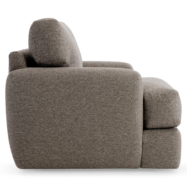 Bernhardt Bernhardt Cameron Oversized Fabric Swivel Chair With Deep Padding, Roll-Top Pillow & 360° Smooth Swivel - Made to Order P1902SA