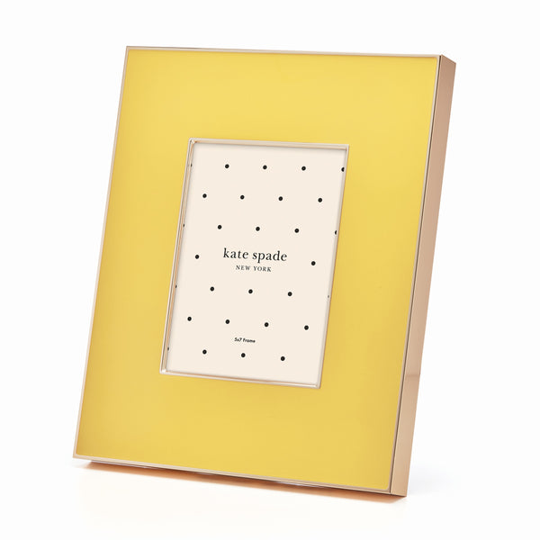 Lenox Kate Spade Make It Pop 5X7 Frame Yellow, PINK METAL 895178