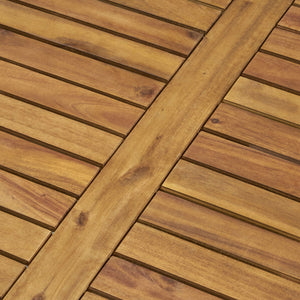 English Elm Perla Square Acacia Wood Coffee Table Grey Finish Indoor Outdoor Patio Living Room 59098.00