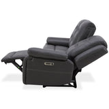 Parker Living Caldwell - Tahoe Charcoal Power Reclining Sofa Loveseat and Recliner Tahoe Charcoal MCAL-321PH-TACH Parker House