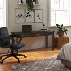 English Elm Avalon Large Desk In Tobacco Brown - Handcrafted Solid Wood, Elegant Design & Ample Storage Solutions B136P158449