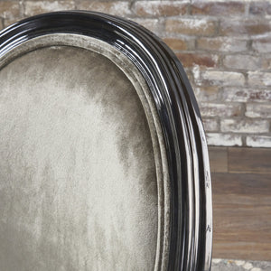 English Elm Christopher Knight Home® - Kd Dining Chair - Elegant Grey Velvet Upholstered Seat With Iconic Round Backrest & Fluted Legs 60352.00NVLT