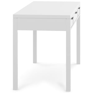 English Elm Hollander White Desk - Handcrafted, Spacious Work Surface With Smart Storage For Home & Office Use B136P158689