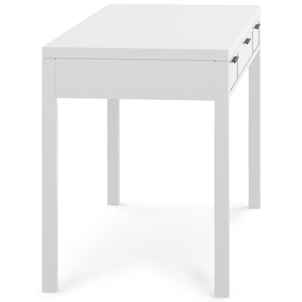 English Elm Hollander White Desk - Handcrafted, Spacious Work Surface With Smart Storage For Home & Office Use B136P158689