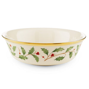 Lenox Holiday All-Purpose Bowl Red & Green, IVORY PORCELAIN 146504230