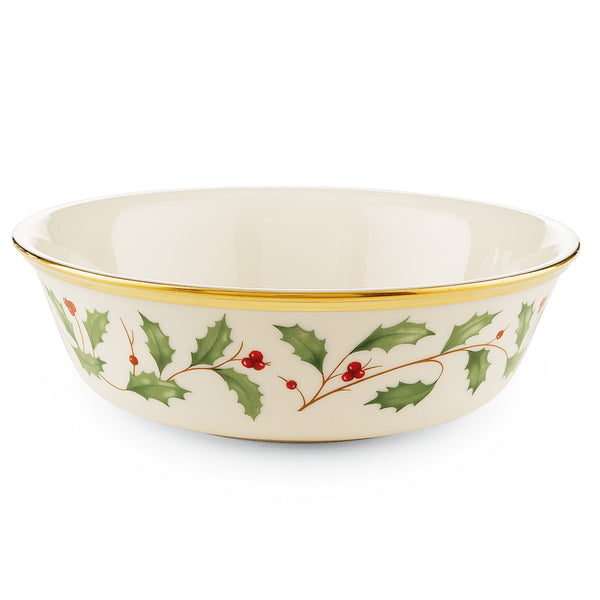 Lenox Holiday All-Purpose Bowl Red & Green, IVORY PORCELAIN 146504230