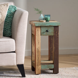 Christopher Knight Home® - Noble House - Meader Boho Handmade Distressed Mango Wood End Table