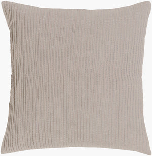 Surya Upton 26"W X 26"L Sham - Stylish Linen Decor From The Upton Collection, Durable & Charming Design Taupe Linen,Linen Upt8000-ks