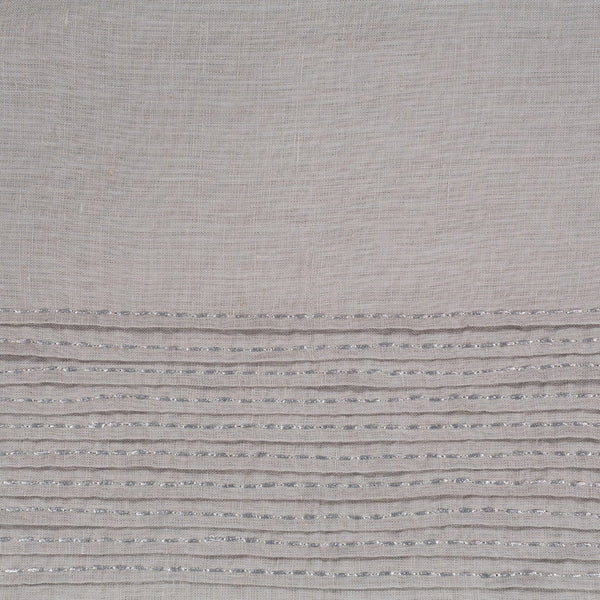 Surya Upton Natural Linen Duvet Set Breathable Textural Bedding for Modern Minimalist Rooms UPT8002-FQSET