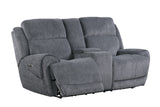 Parker House Spencer - Tide Graphite Power Reclining Sofa And Loveseat Grey 100% Polyester (W) Mspe-32ph-tgr