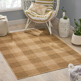 Christopher Knight Home® - Noble House - Tokota 5'3" X 7' Indoor/Outdoor Area Rug, Natural