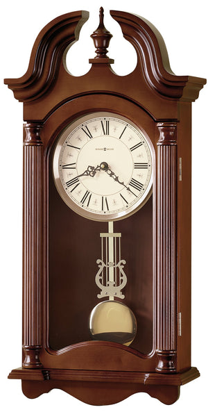 Hekman Furniture 625253 Elegant Windsor Cherry Wall Clock With Dual-chime, Automatic Volume Control & Timeless Design Windsor Cherry Everett Wall Clock 625253