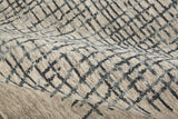 Feizy Rugs Maddox Wool Hand Tufted Casual Rug Gray/Black/Tan 12' x 15'