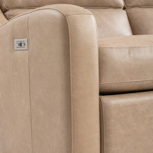 Bernhardt Bernhardt Ventura Leather Power Motion Sofa With Plush Deep Seats, Smooth Recline & Timeless Style 367RLO