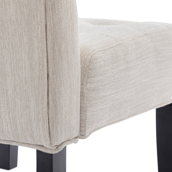 English Elm Accent Slipper Chairs Set of Two Button Tufted Plush Upholstered Living Room Pair 70752.00BGE