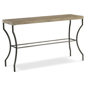 Bernhardt Bernhardt Tribeca Console Table — Wire‑Brushed Aurum Oak Top & Sculptural Barlow Steel Legs, 54" 333911