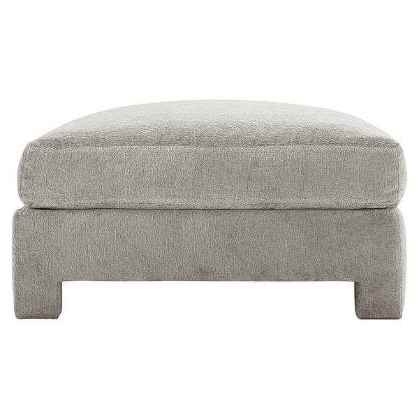 Bernhardt Bernhardt Mily Rectangular Cocktail Ottoman — Fully Upholstered, Relaxed Tailoring, Custom Fabrics, Durable Frame - Made to Order P1290A