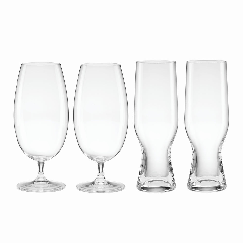 Lenox Tuscany Classics Assorted Beer Glass, Set of 4 Clear, NO COLOR GLASS,CRYSTAL 895251