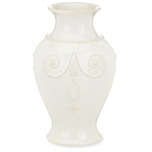 Lenox French Perle White 8" Bouquet Vase White, WHITE STONEWARE 858818