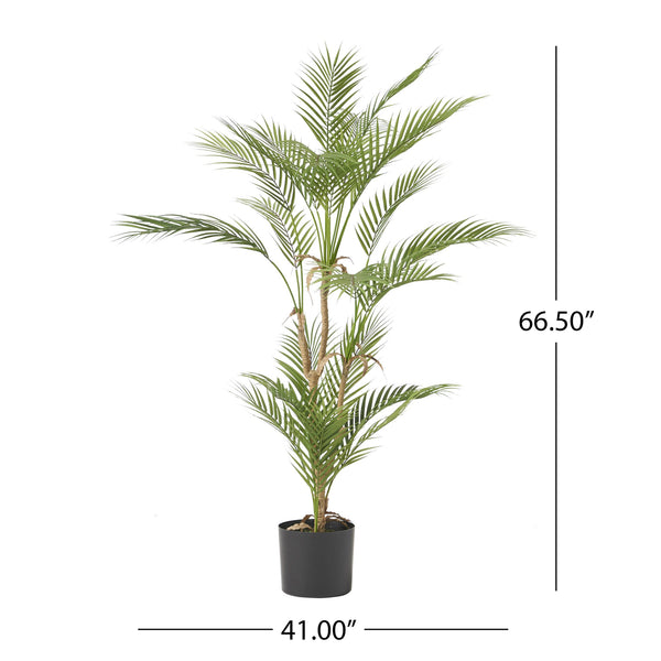 English Elm 165cm Artificial Palm Tree Faux Tropical Floor Plant with Flexible Iron Frame 70546.00