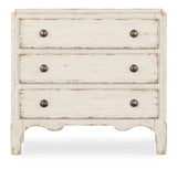 Americana Three-Drawer Nightstand Whites/Creams/Beiges Americana Collection 7050-90015-02 Hooker Furniture