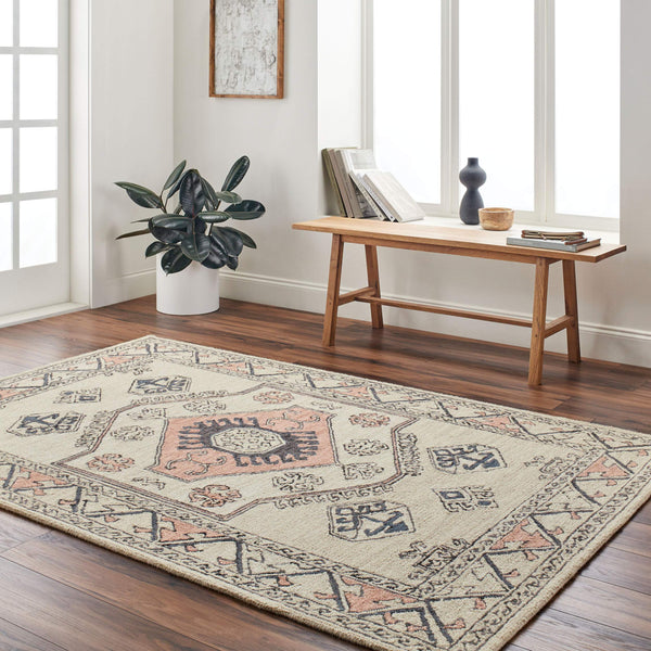 Surya Urfa Hand-tufted 2' X 3' Wool Rug - Elegant Traditional Style For Timeless Home Décor And Comfort Peach Wool Urf2300-23