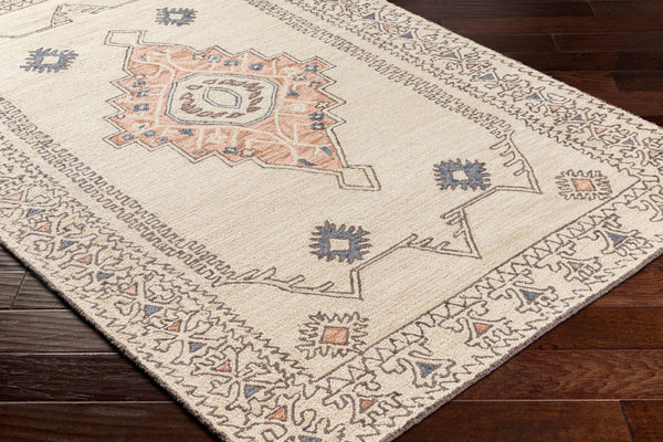Livabliss Urfa Hand Tufted Wool Accent Rug Artisan Crafted for Entryways and Cozy Spaces Peach, Dusty Pi 8'10" x 12' URF2302-81012