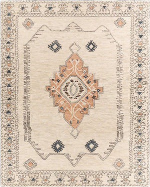 Livabliss Urfa Hand Tufted Wool Accent Rug Artisan Crafted for Entryways and Cozy Spaces Peach, Dusty Pi 8' x 10' URF2302-810